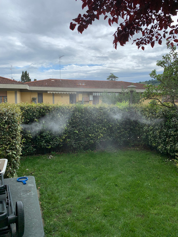 Giardini senza zanzare a Modena: Mister Mosquito, l’impianto di nebulizzazione antizanzare